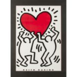 HARING, KEITH (NACH) "Figuren mit Herz"