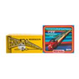 MÄRKLIN 2-tlg Konvolut TEE-Triebwagenzug und Drehkran, Spur H0,