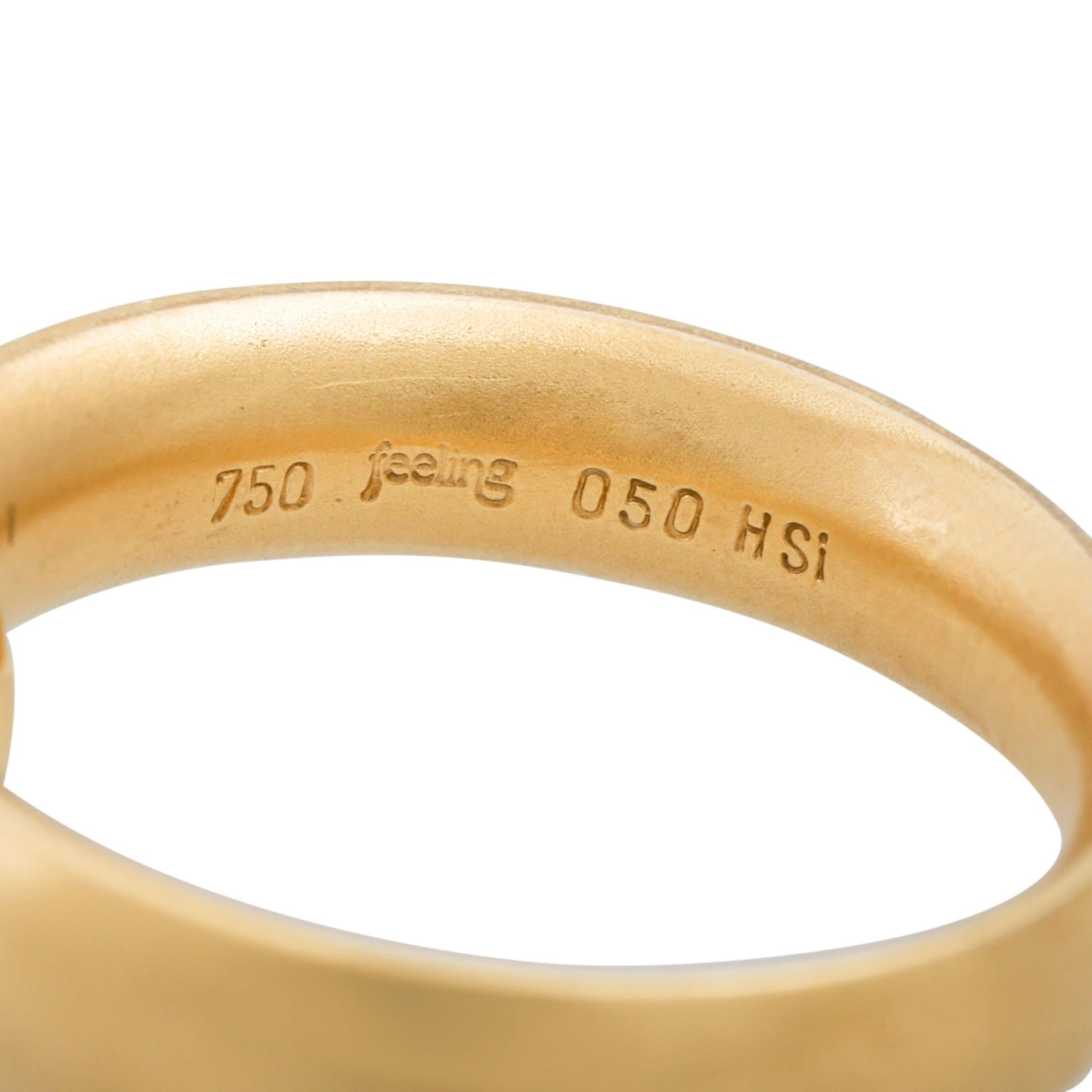 Ring mit Brillant ca. 0,50ct, - Image 6 of 6