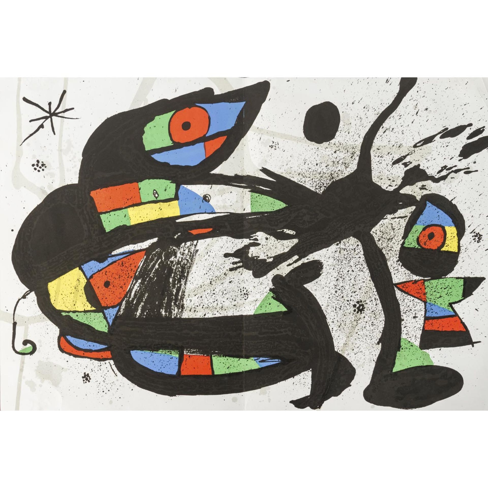 MIRO, JOAN (1893-1983), 2 Lithographien aus "Derriere le Miroir", - Image 2 of 8