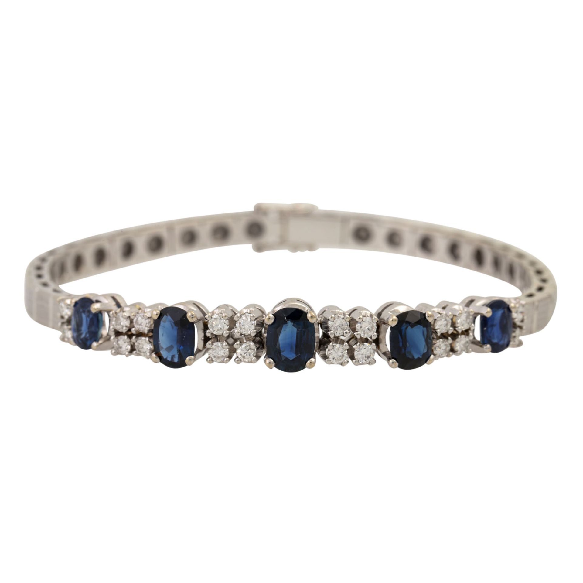 Armband mit Saphiren und Brillanten