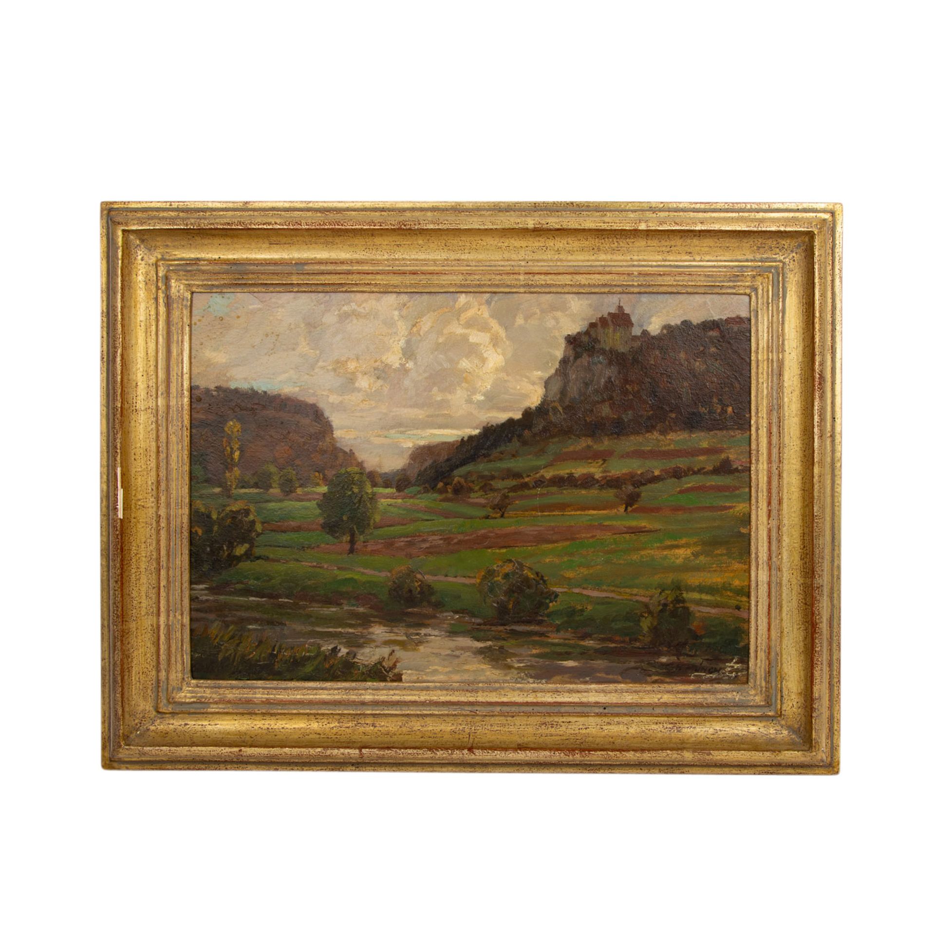 MÜNCH, CARL HERMANN (1872-?) "Schloss Werenwag in Donautal" - Bild 2 aus 5
