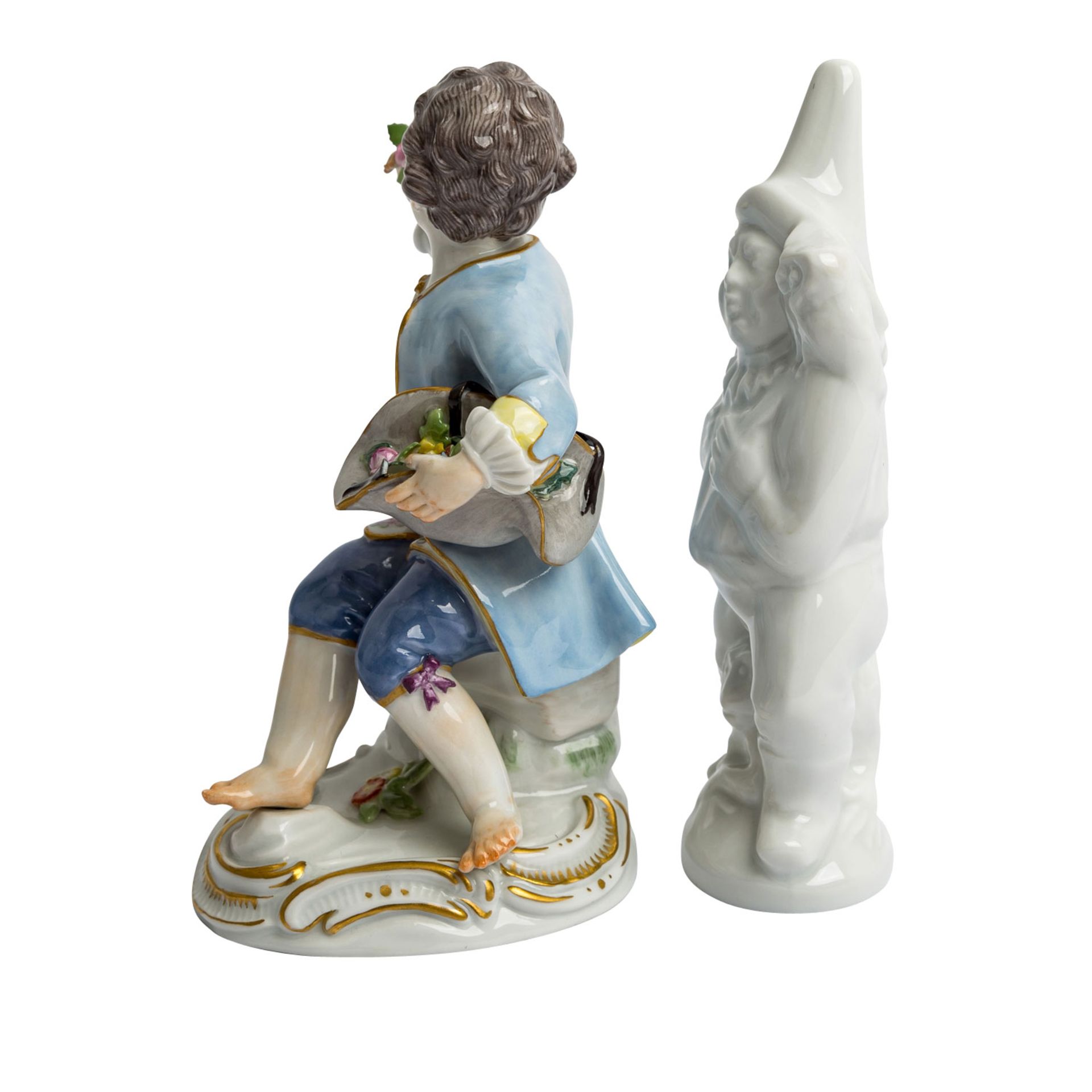 MEISSEN 2 Figuren, 1. Wahl, 20. Jhd. - Image 2 of 8