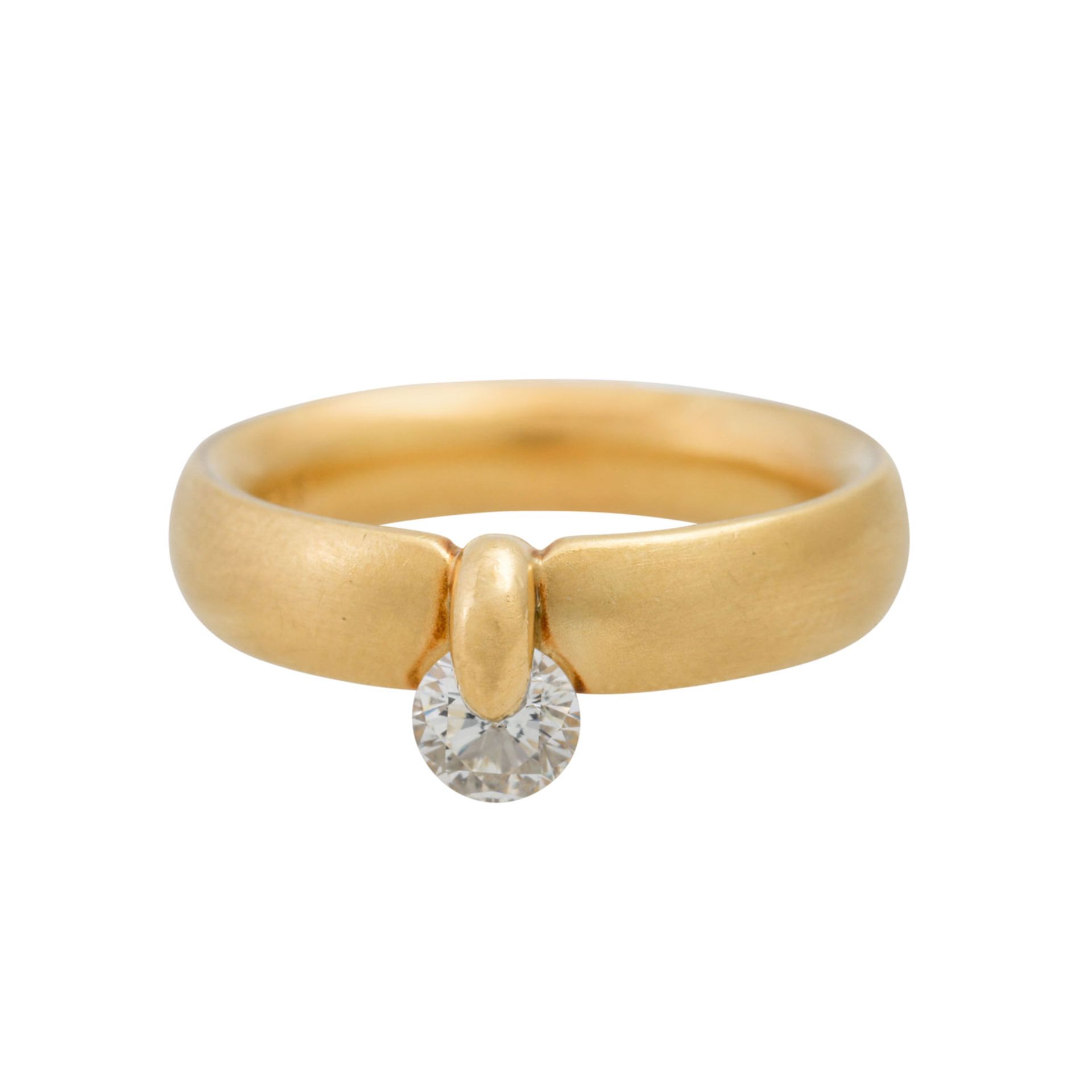 Ring mit Brillant ca. 0,50ct, - Image 3 of 6