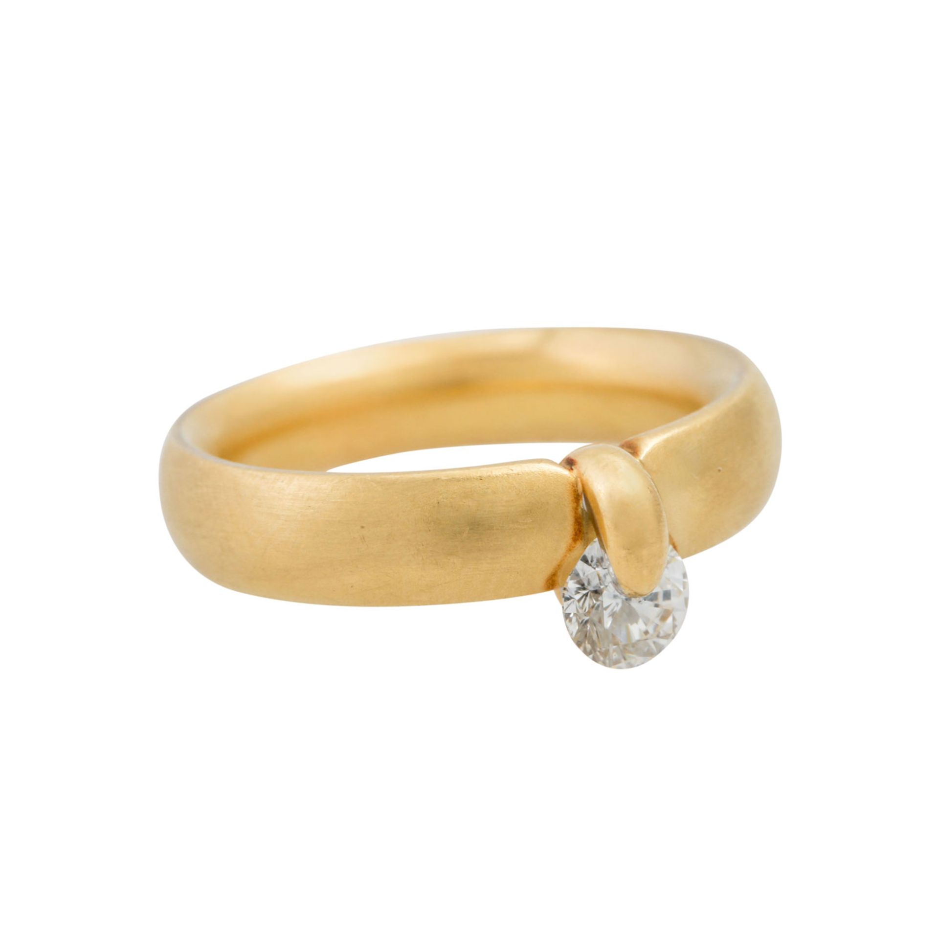 Ring mit Brillant ca. 0,50ct, - Image 2 of 6