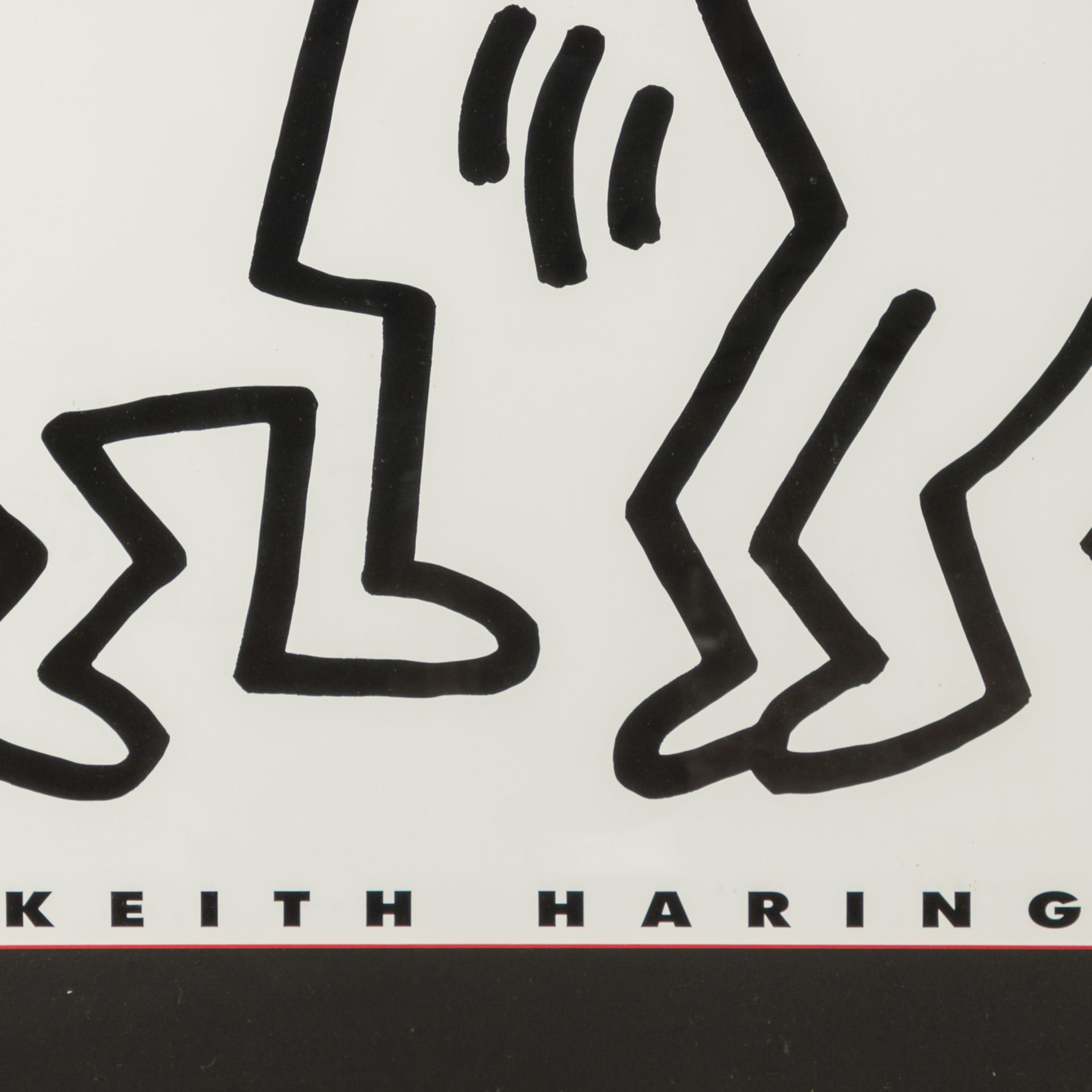 HARING, KEITH (NACH) "Figuren mit Herz" - Image 2 of 2