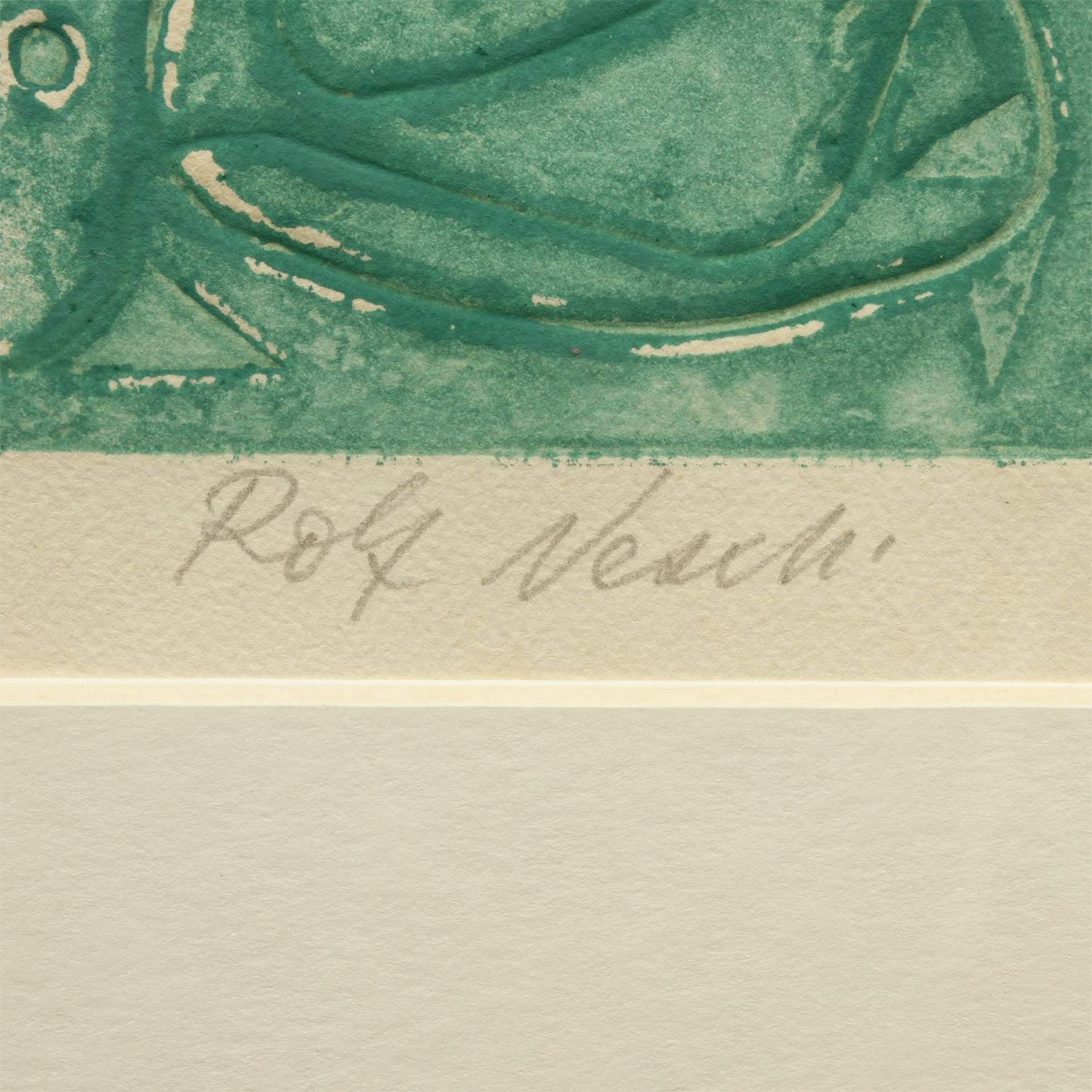 NESCH, ROLF (Oberesslingen/N. 1893-1975 Oslo), "Eselreiter", - Bild 3 aus 6