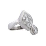 JACOBI Ring mit 8 Brillanten von zus. ca. 1 ct,