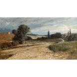 KRATSCHKOWSKIJ, JOSEF JESTAFIEWITSCH (auch Krackovskij, Iosif E., 1854-1914), "Landschaft",