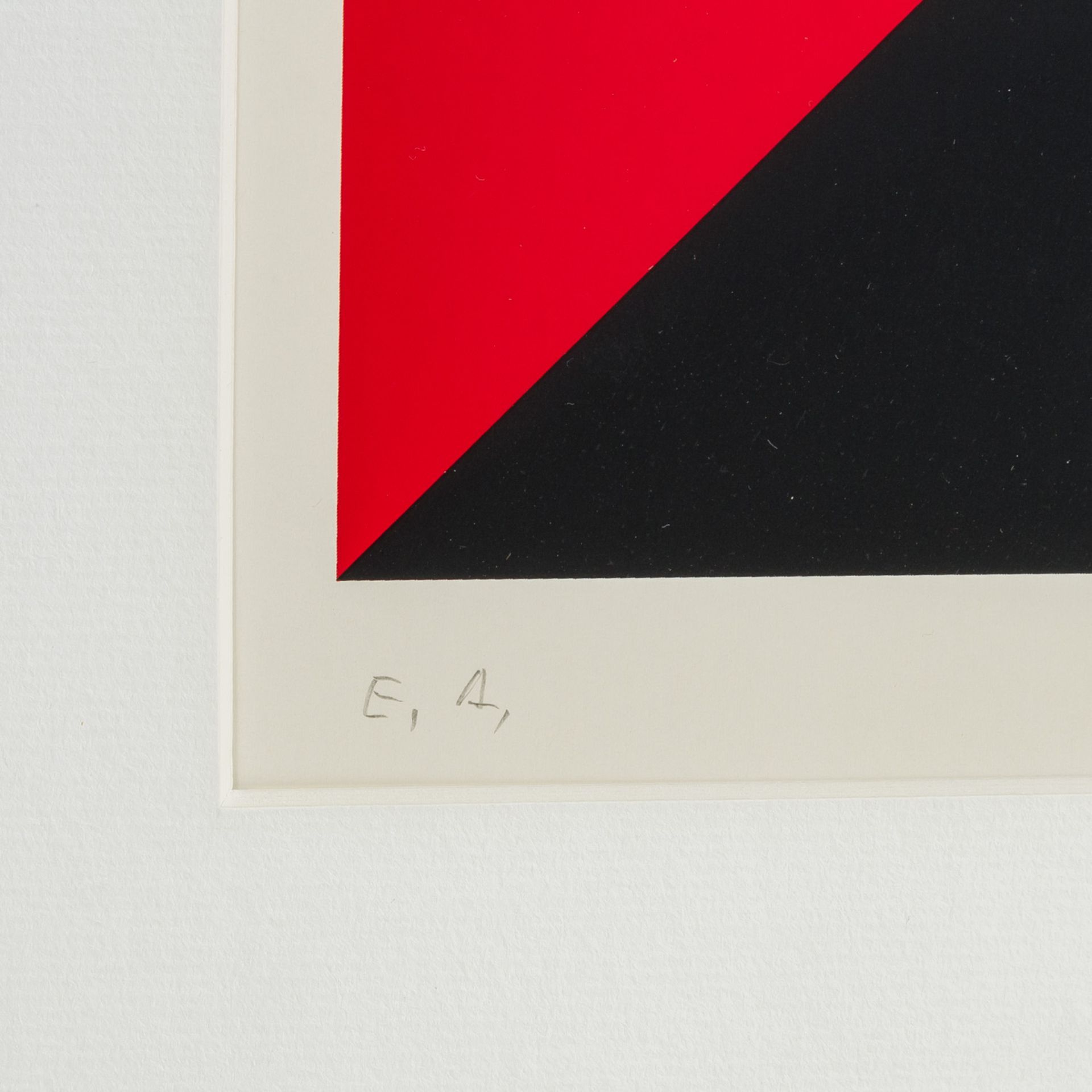 STANKOWSKI, ANTON (1906-1998), "Komposition mit Streifen in Rot, Gelb, Blau, Grau und Schwarz", - Bild 3 aus 5