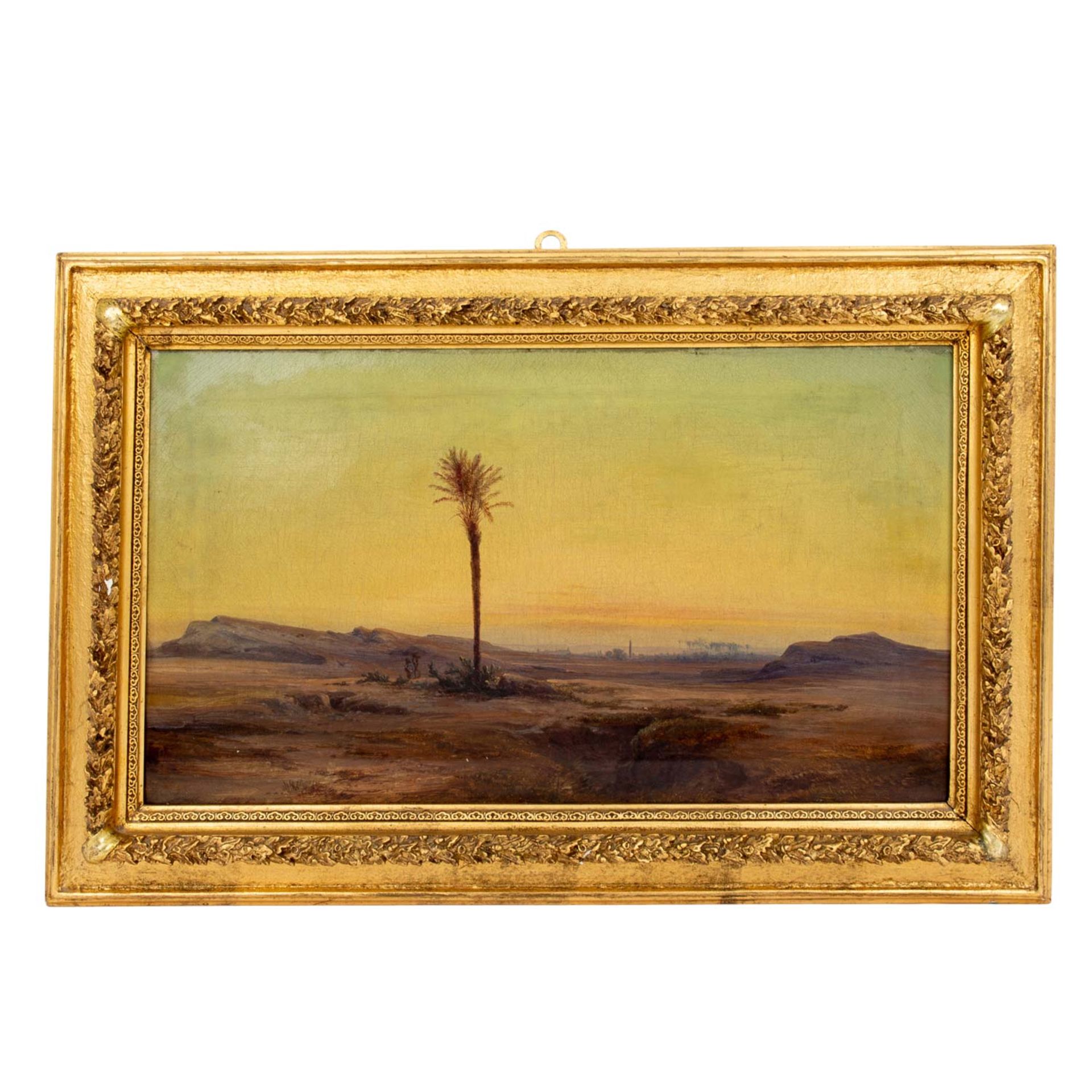 GEORGI, FRIEDRICH OTTO (Leipzig 1819-1874 Dresden), "Palme in der Savanne", wohl Ägypten, - Image 2 of 4