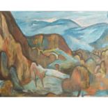 STRAUBE, WILLIAM (1871-1954), "Gebirgslandschaft",