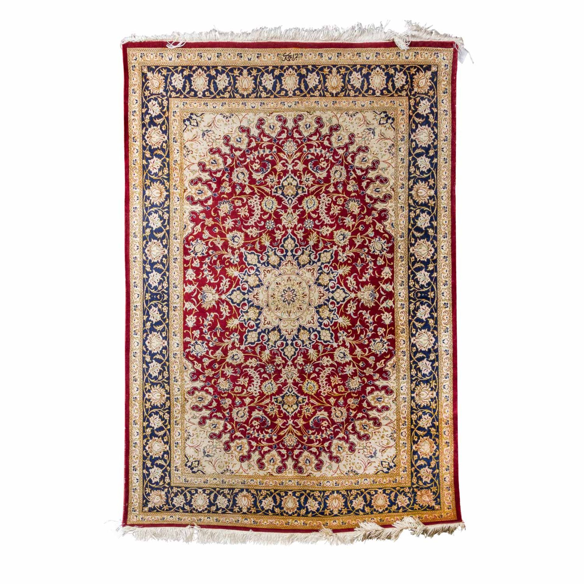 Orientteppich aus Seide. GHOM/IRAN, 20. Jh., 150x100 cm