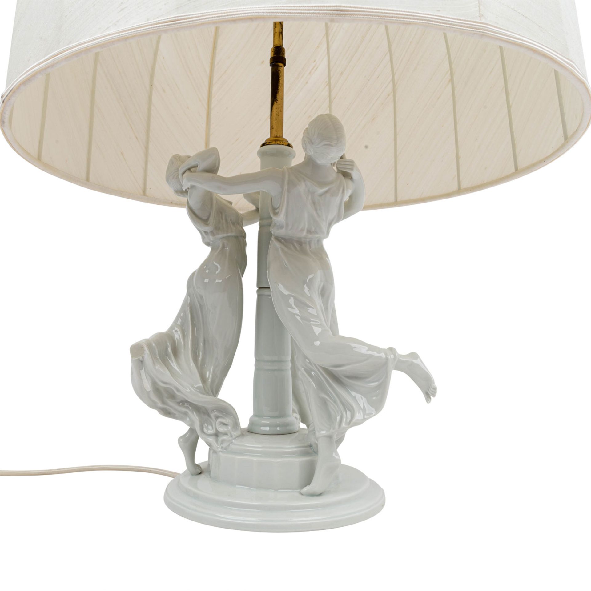 ROSENTHAL Tischlampe "Festreigen", 1940er Jahre, - Image 3 of 9