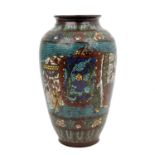 Cloisonnévase. CHINA, 19. Jh.,