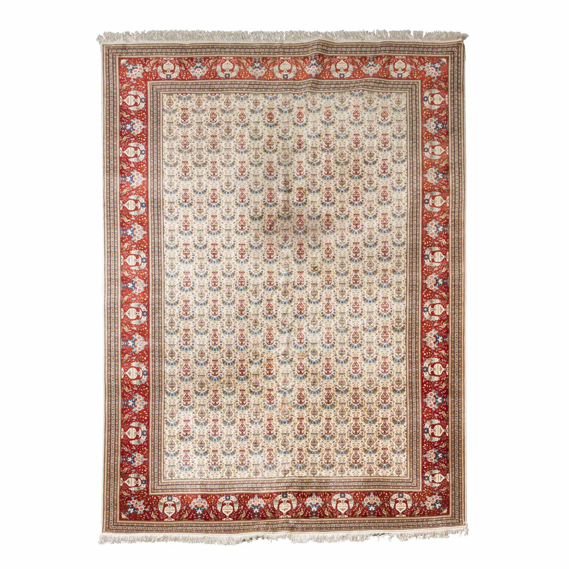 Orientteppich. TÄBRIZ/IRAN, 20. Jh., 355x250 cm.