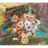 EXPRESSIONIST "Mohnblumen in einer Vase".