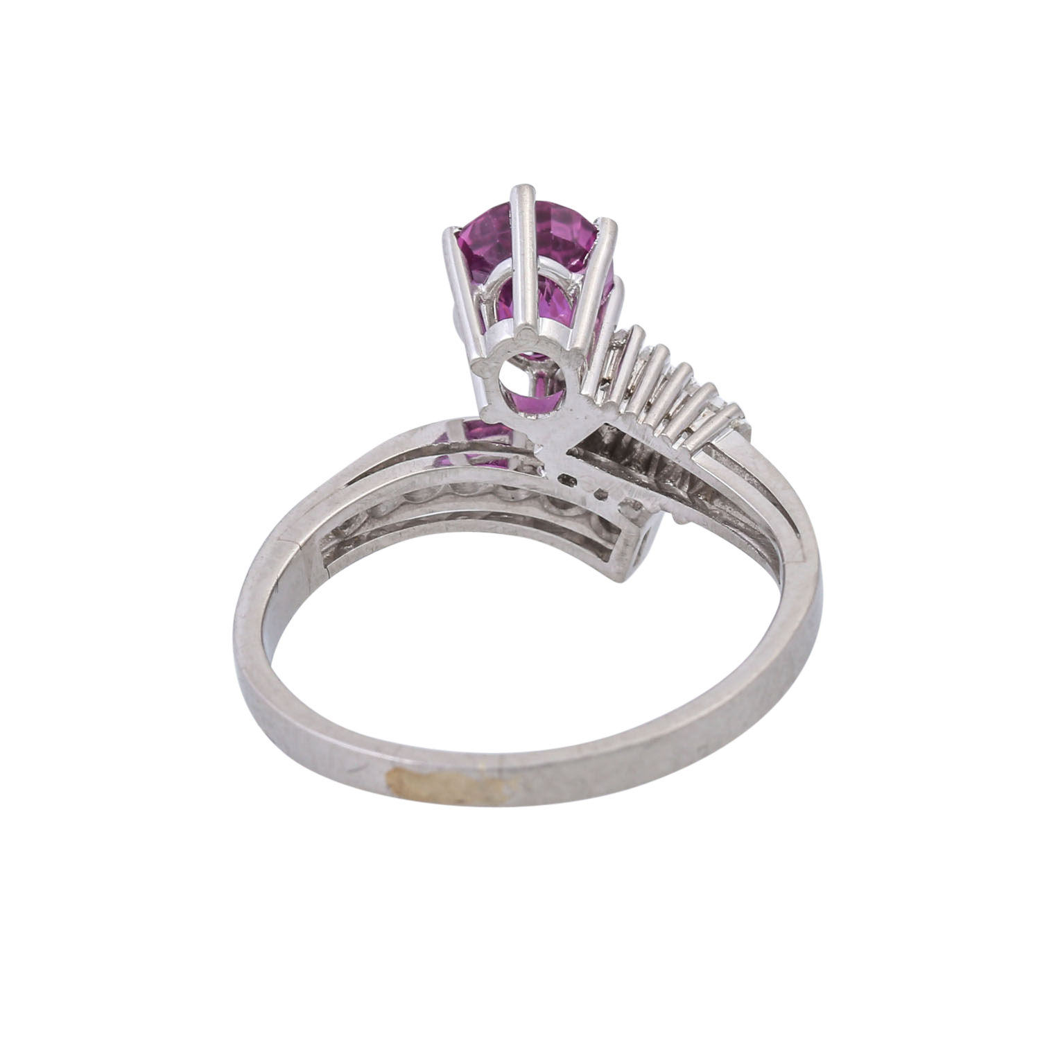Ring mit Rubin, Diamanten und Brillanten, - Image 4 of 6