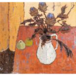 LÜBTOW, FRED von (1908-1994), "Stillleben mit weißer Vase",