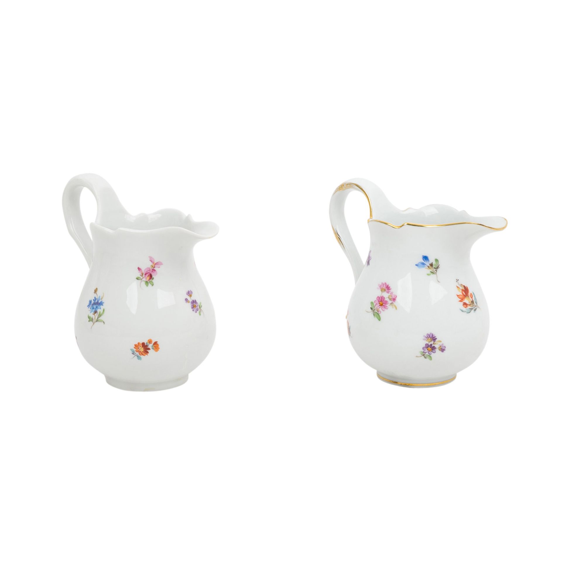 MEISSEN 40-tlg. Kaffeeservice f. 9-11 Personen 'Streublümchen', 1. und 2. Wahl, überwiegend Pfeiffer - Image 4 of 30