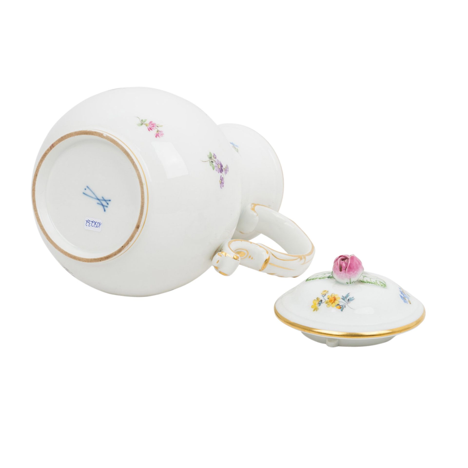 MEISSEN 40-tlg. Kaffeeservice f. 9-11 Personen 'Streublümchen', 1. und 2. Wahl, überwiegend Pfeiffer - Image 25 of 30