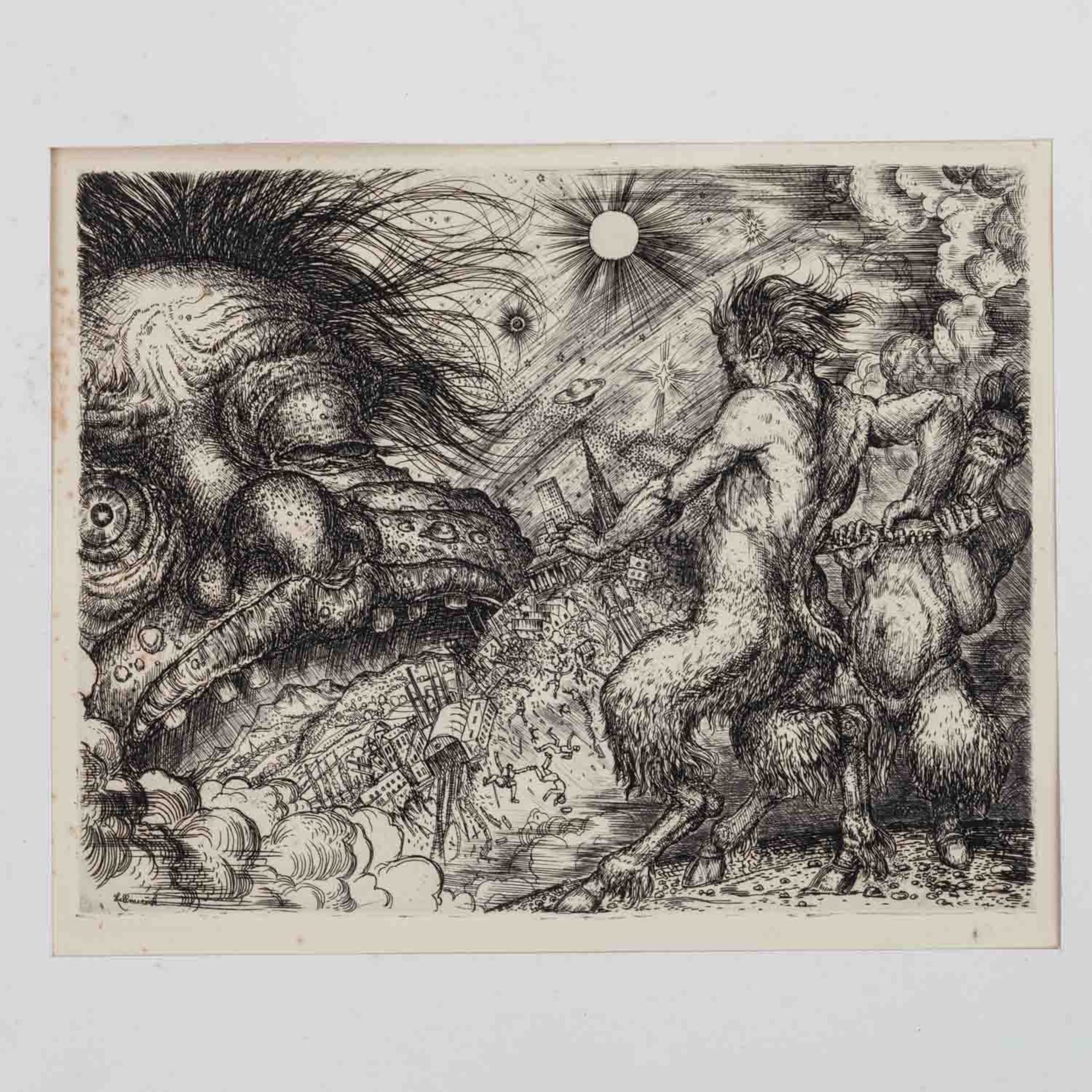 HELLMERICH, THEO (1908-1980), 4 Mythologische Szenen, - Image 3 of 5