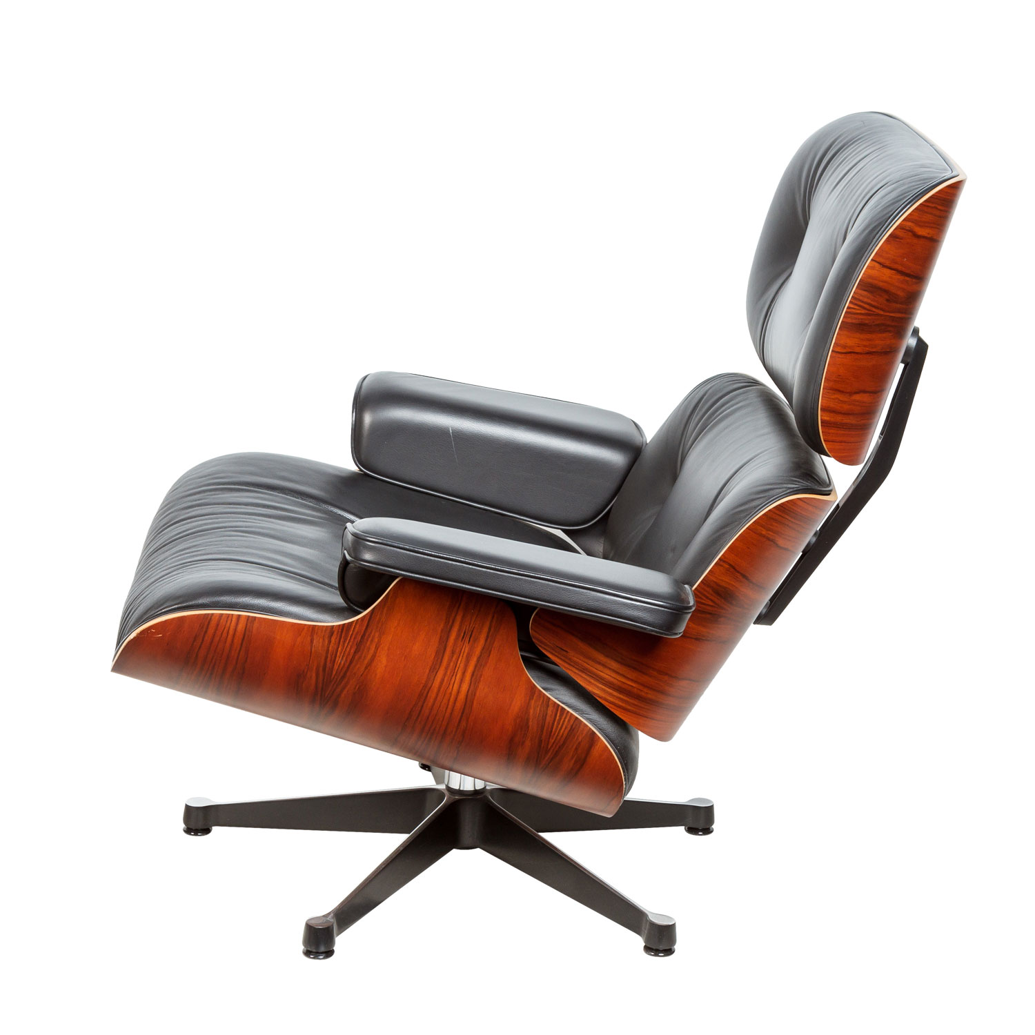 RAY & CHARLES EAMES "Lounge Chair mit Ottomane" - Image 4 of 7