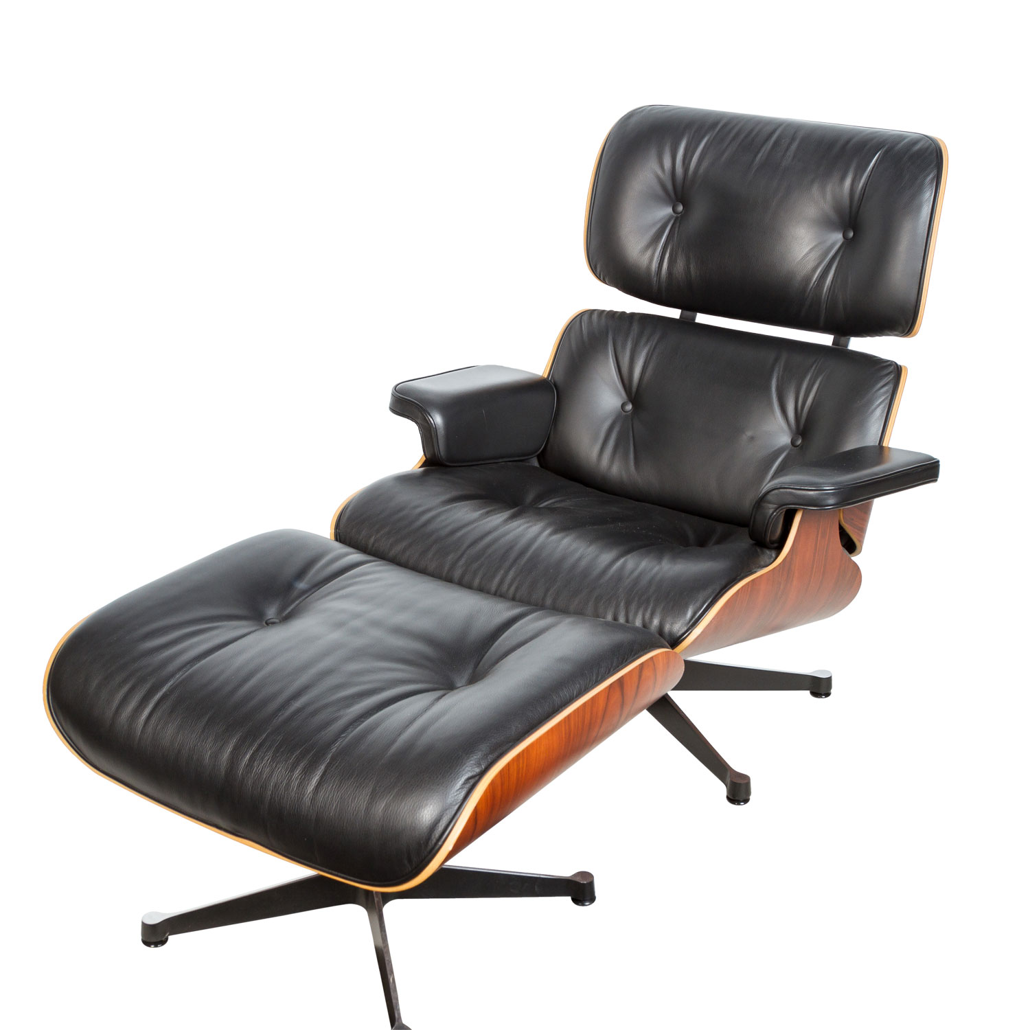 RAY & CHARLES EAMES "Lounge Chair mit Ottomane" - Image 2 of 7