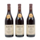 BAROLO 3 Flaschen PALLADINO & C. SERRALUNGA D'ALBA 1971