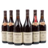 BAROLO 6 Flaschen PALLADINO & C. SERRALUNGA D'ALBA 1985/1987