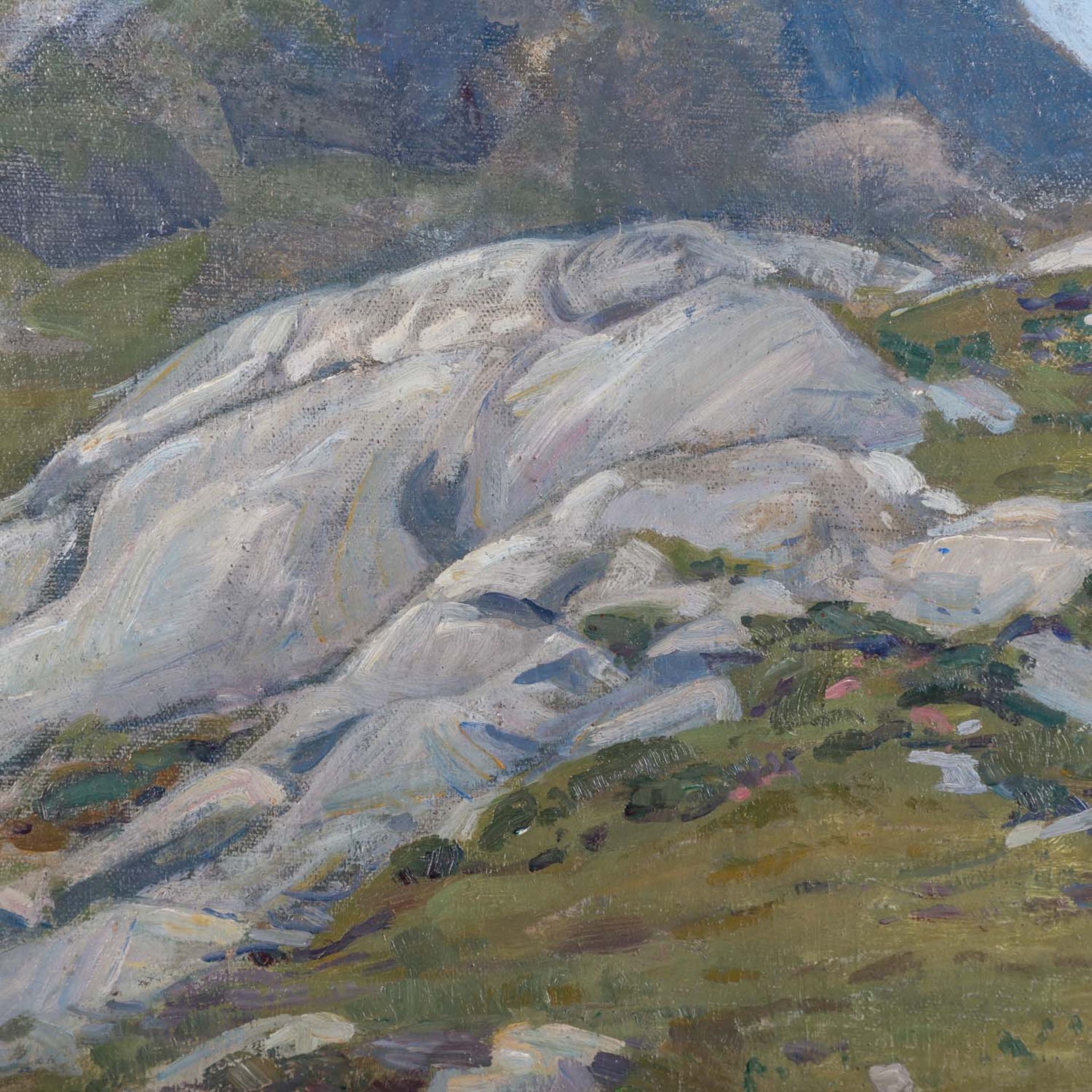 STURZENEGGER, HANS (1875-1943) "Berglandschaft" - Image 4 of 9