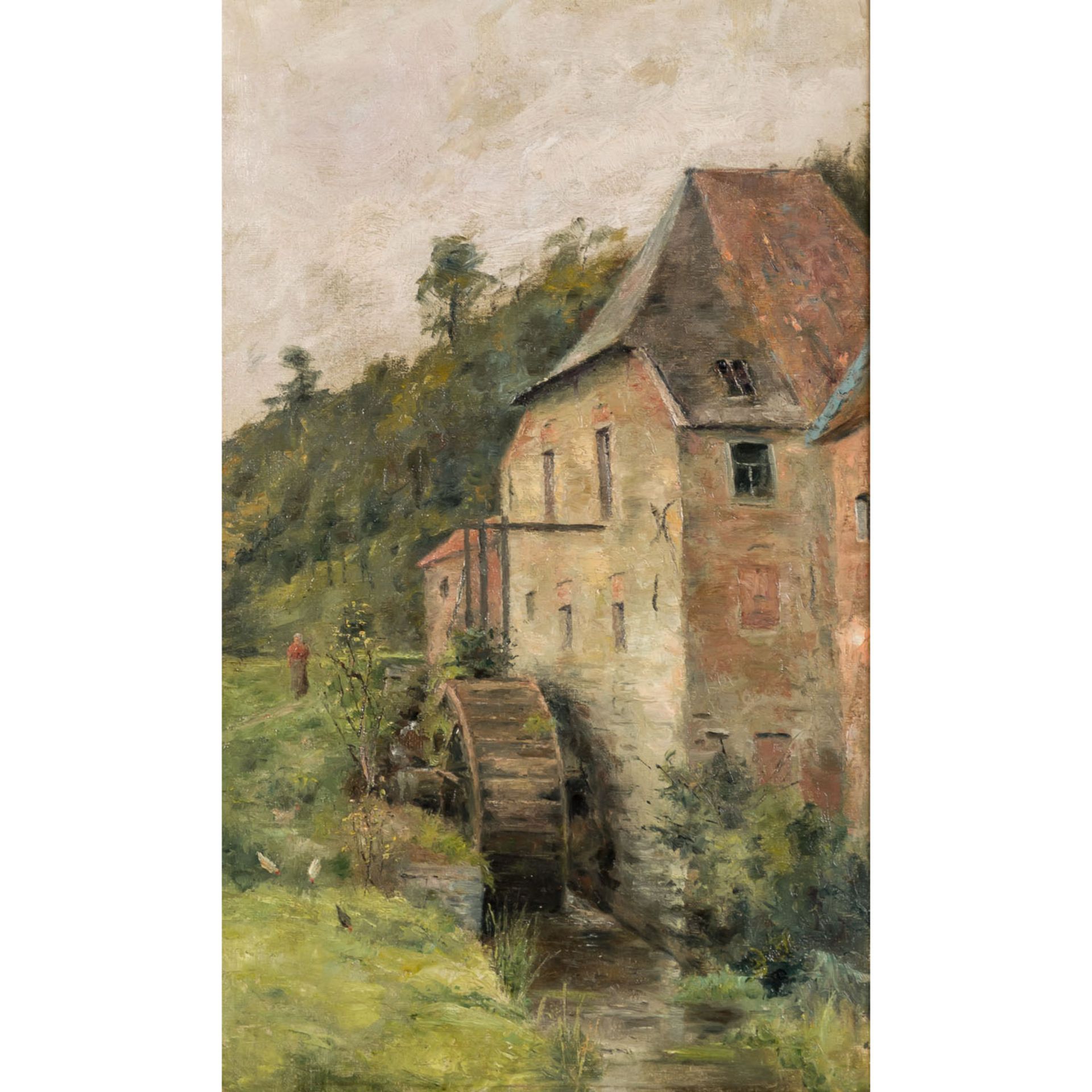 MALER DES 19. JAHRHUNDERTS "Wassermühle"