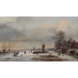 VINCENT, SPEMER (XIX-XX) "Winterliche Landschaft“