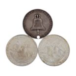 3 Medaillen, Weimarer Republik sowie Deutschland 1933-1945 -2 x Weimarer Republik - Me