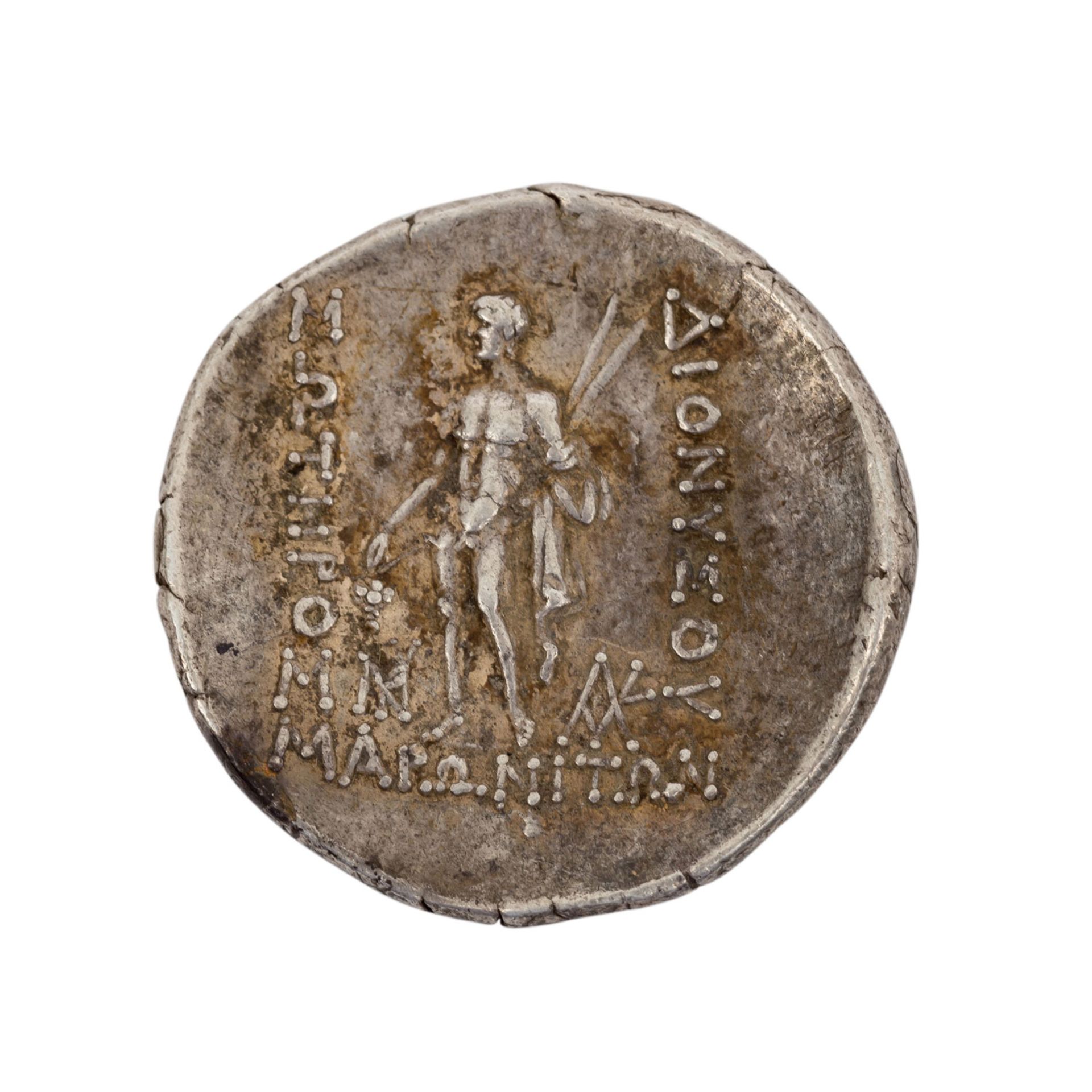 Thrakien/Maroneia - Tetradrachme 2.-1. Jh. v.Chr.,Av: Kopf des jugendlichen Dionysos m - Bild 2 aus 2