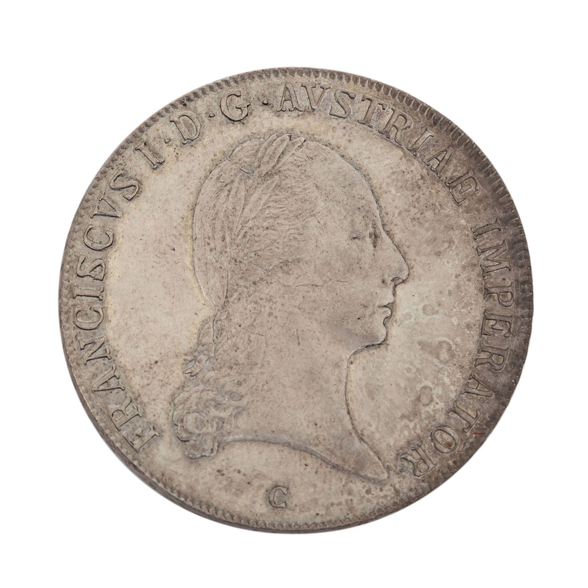 Österreich - Taler 1820/C, Franz I.,beidseitig gestichelt, f. vz.Austria - Ta