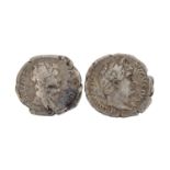 2 Münzen des Römischen Kaiserreichs -1 x Röm. Kaiserzeit - Denar 2.Jh.n.Chr., Hadri