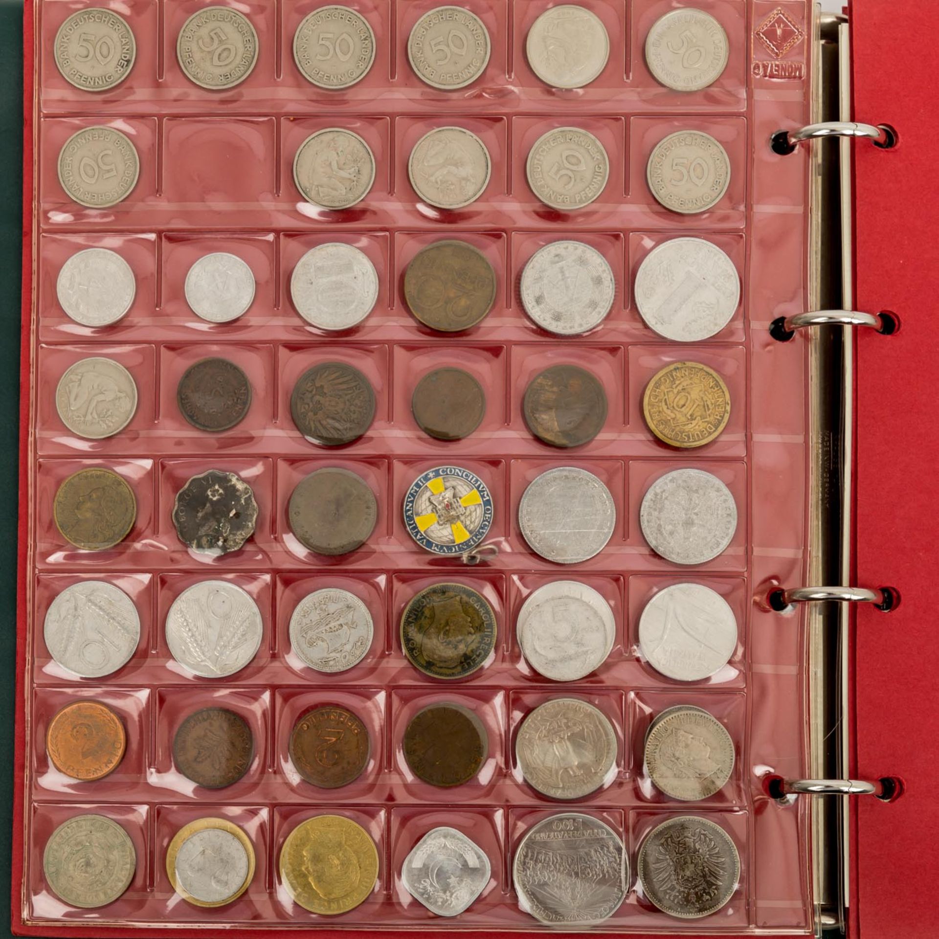Münzen und Medaillen im Album -dabei Medaillen, Russisches Zarenreich, Kleinmünzen a - Image 4 of 6