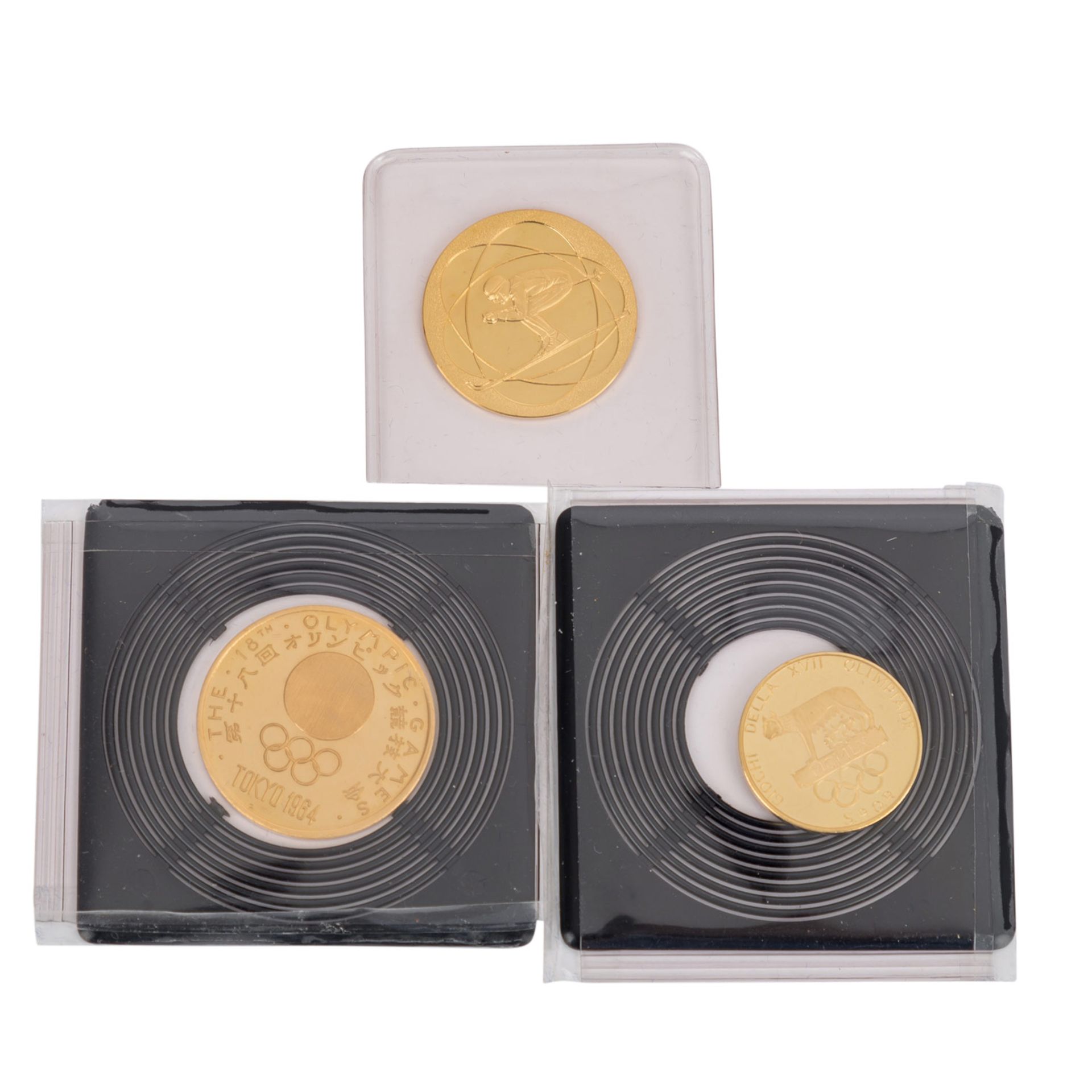 GOLD und SILBER - Thematik Olympia,6 x 10 Dollars und 6 x 5 Dollars Kanada Olympiade 1 - Bild 4 aus 5