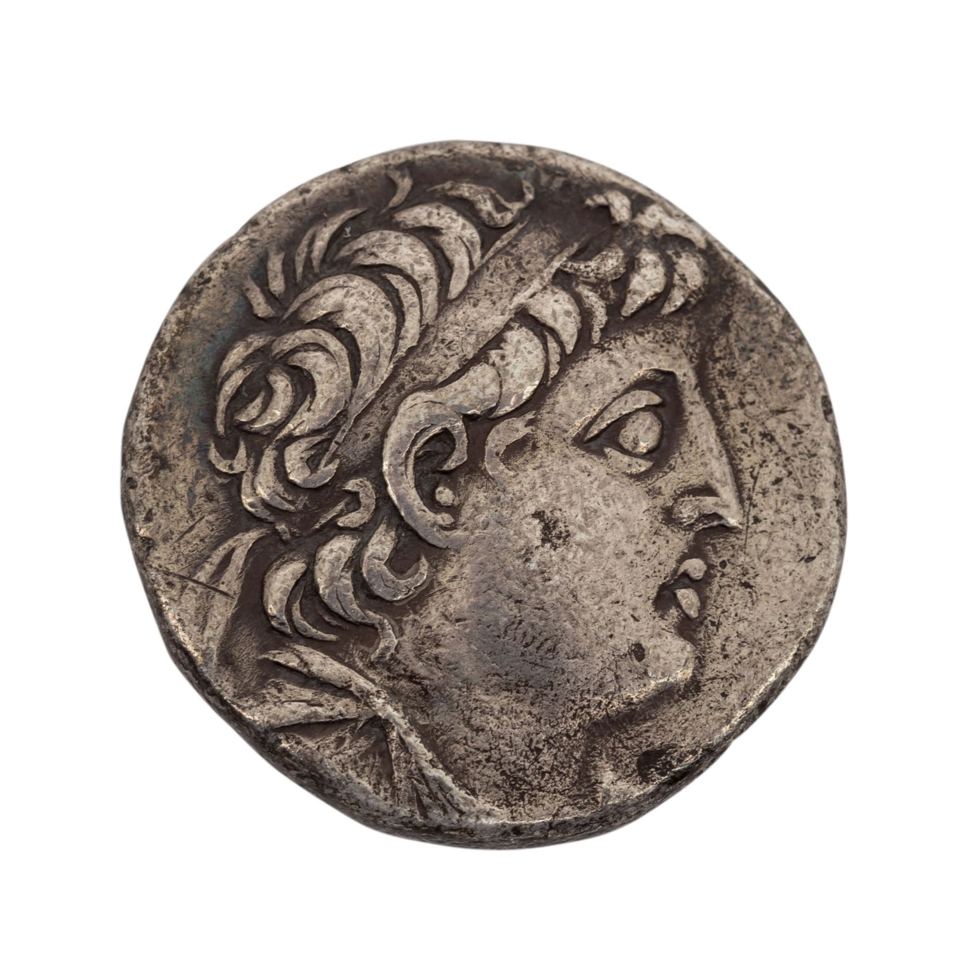 Ptolemaer - Tetradrachme 2./1.Jh.v.Chr,Av: Kopf des Ptolemaios mit Diadem n.r., Rv Adl