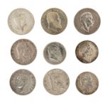Altdeutschland und Dt. Kaiserreich -Konvolut aus 9 Münzen, dabei u.a. 1 x Bayern - 3