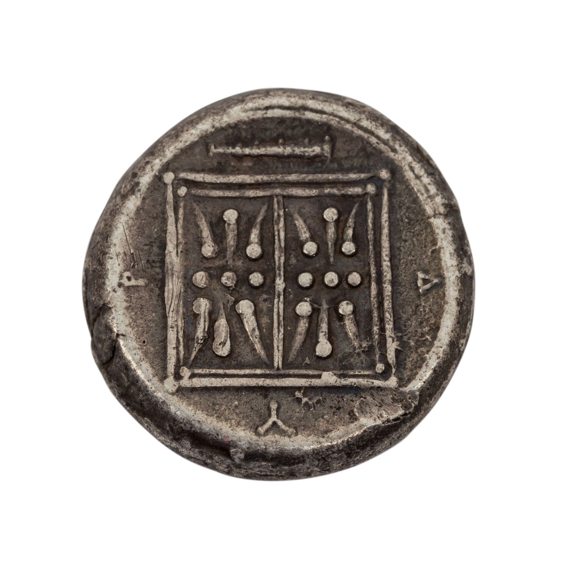Illyrien/Dyrrhachion - Silber Stater 5-4.Jh.v.Chr.,Av: Nach rechts stehendes Rind n.r. - Bild 2 aus 2