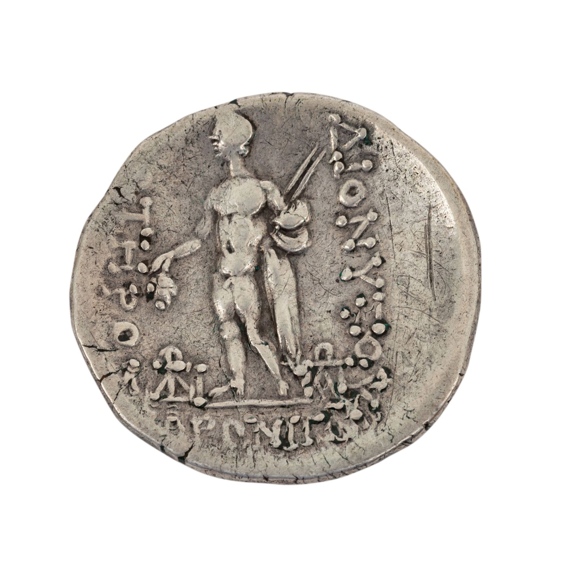 Thrakien/Maroneia - Tetradrachme 2.Jh -1. Jh. v.Chr.,Av: Kopf des jugendlichen Dionyso - Bild 2 aus 2