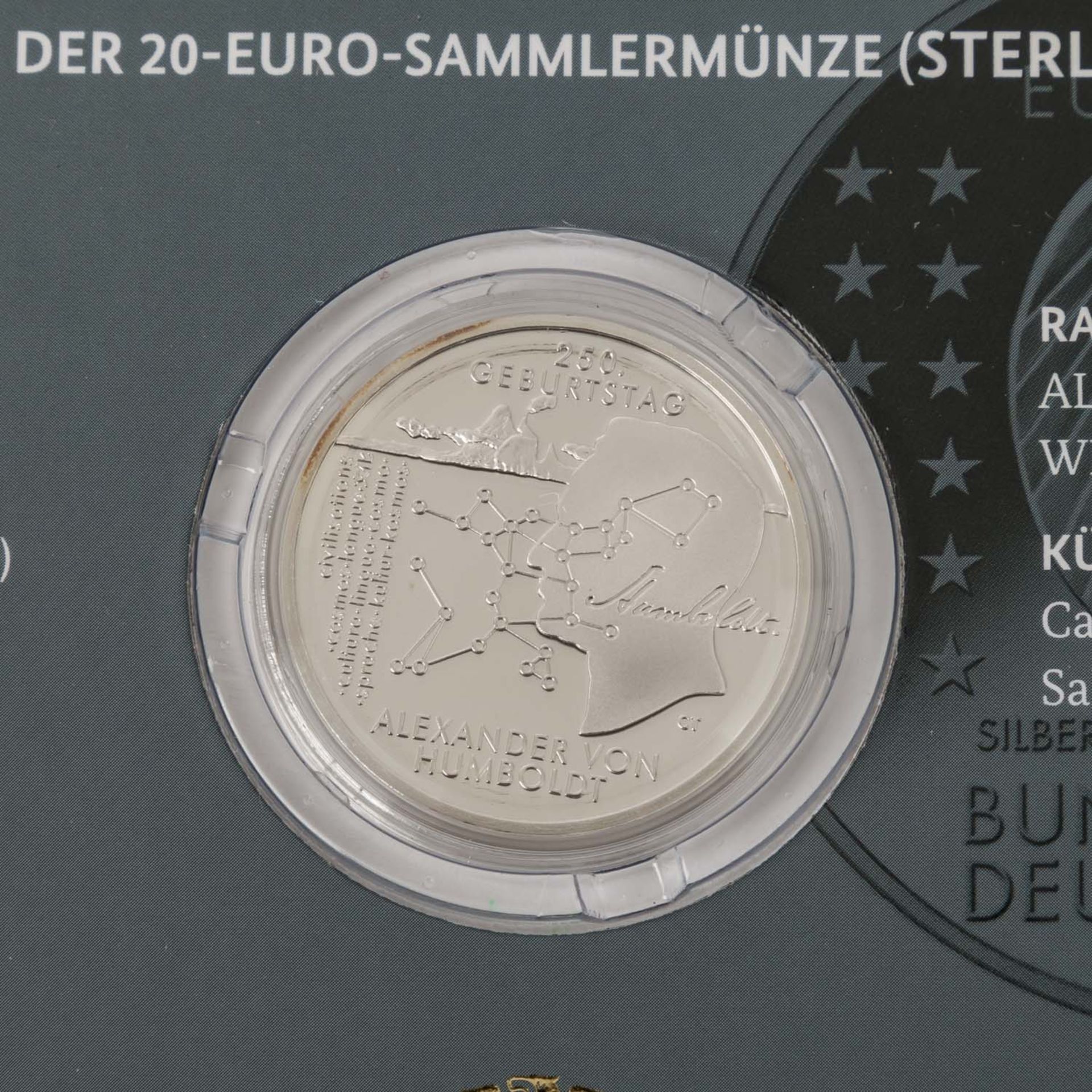 BRD - 5 verschiedene Ausgaben 20 Euro 2019,jeweils in der Erhaltung spiegelglanz.< - Bild 2 aus 3