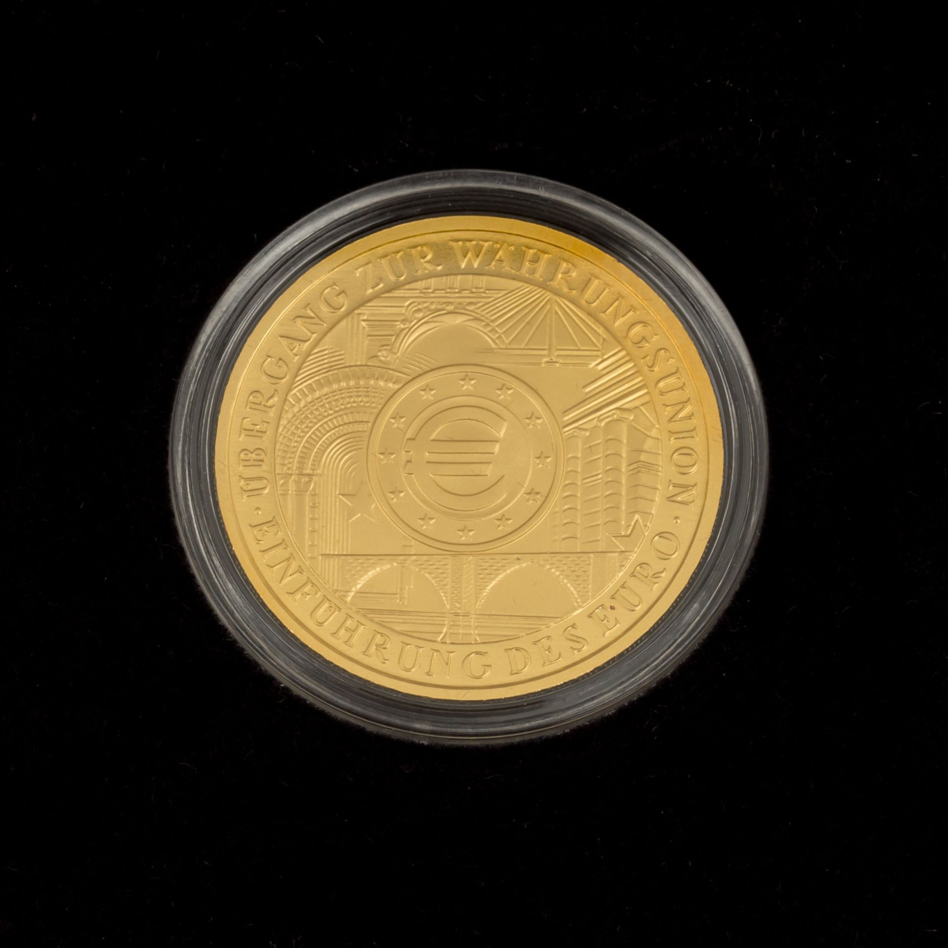 BRD - 3 x 100 Euro GOLD 2002,jeweils Motiv Währungsunion, in Etuis und mit Zertifikat - Image 4 of 4