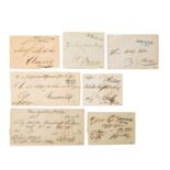 Österreich Vorphilatelie 1812/50 -sehr feines Lot mit 7 Vorphilateliebriefen aus 1812