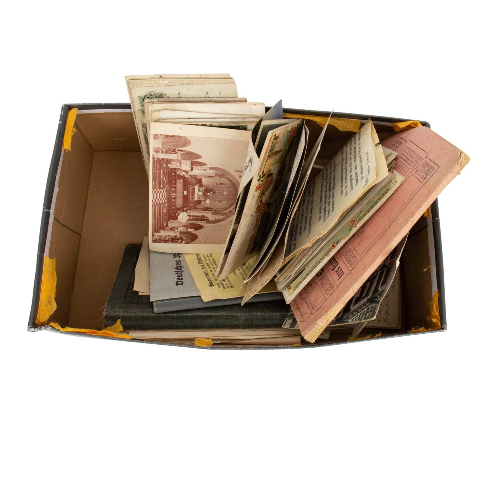 Fundgrube mit alten Postkarten, Briefen,Militärpässen... Bitte besichtigen, interess - Image 4 of 4