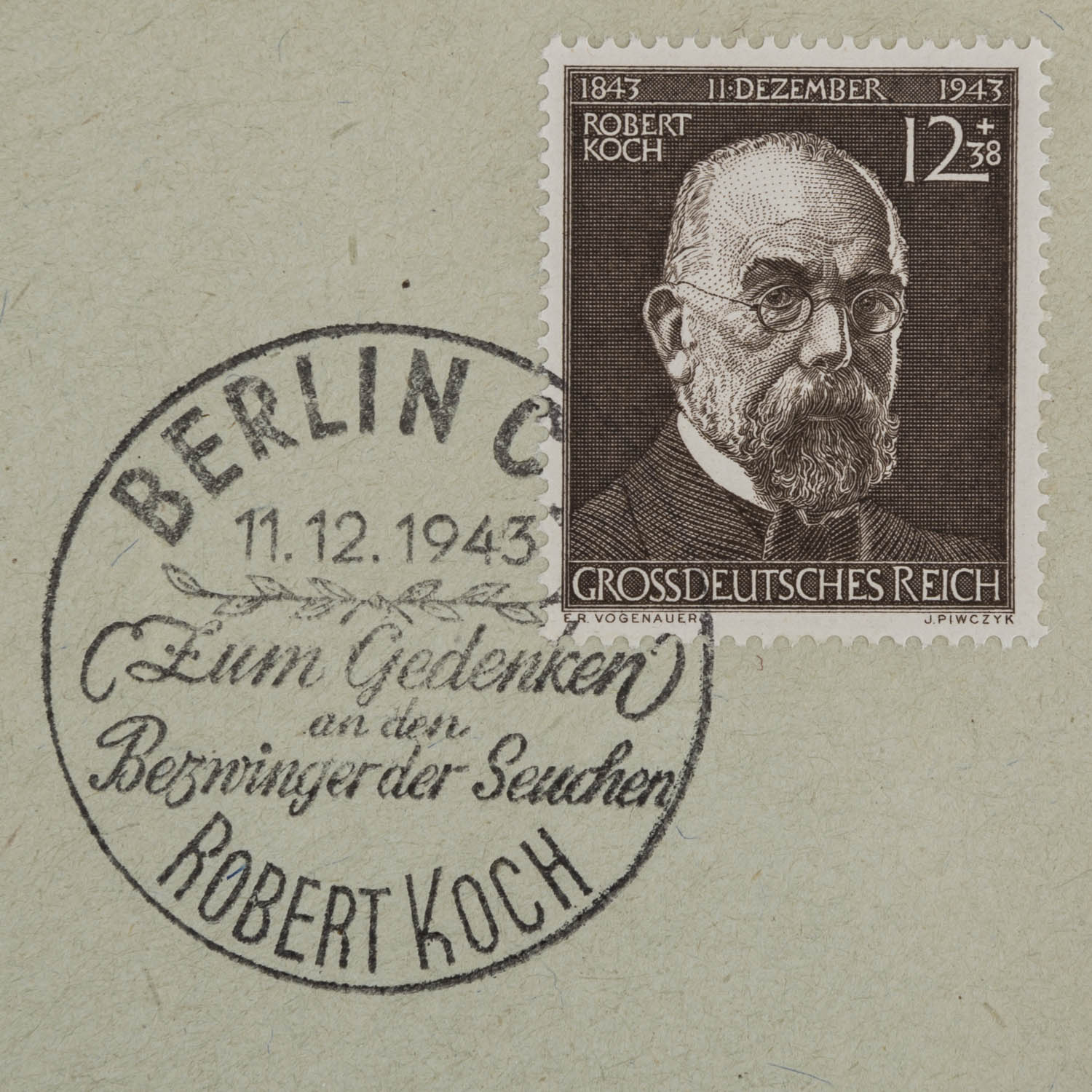 Deutsches Reich 1944,MiNr. 864 FDC. Überfrankierter Ortsbrief mit Stempel "Markkleebe - Image 3 of 3