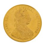 Österreich/GOLD - 4 Dukaten 1915 NP,ca. 13,77 g fein, vz|Austria/GOLD - 4 duc