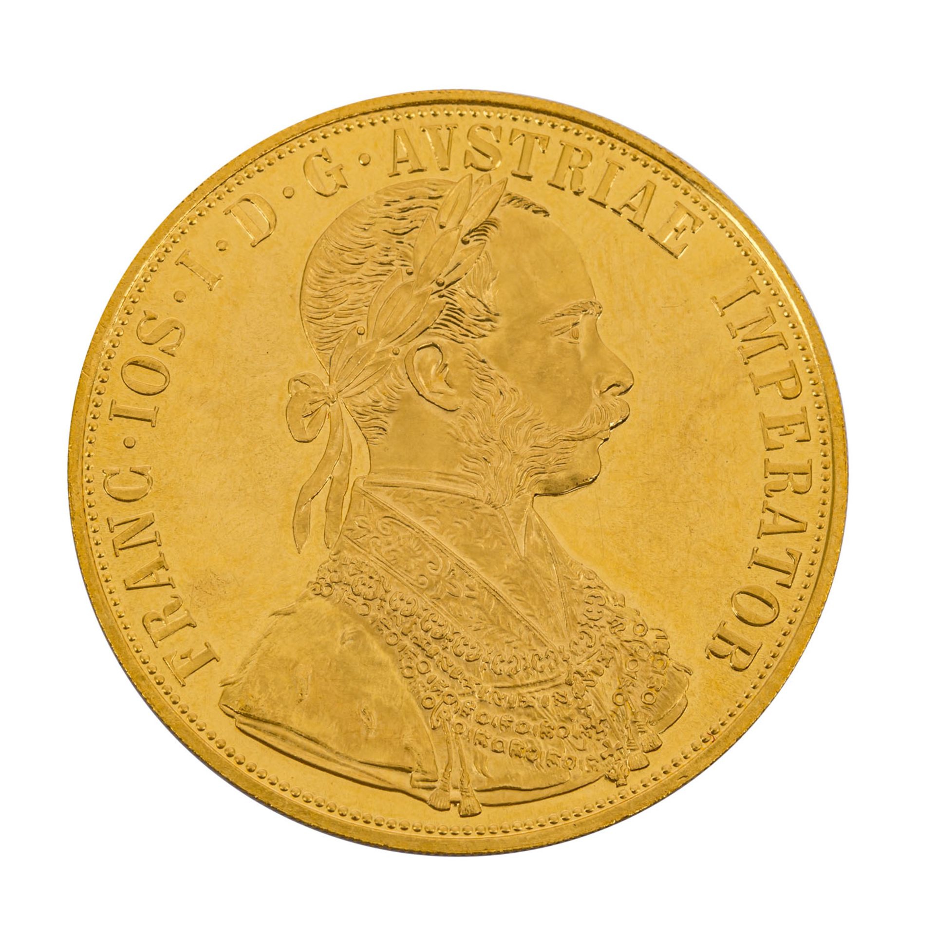 Österreich/GOLD - 4 Dukaten 1915 NP,ca. 13,77 g fein, vz|Austria/GOLD - 4 duc